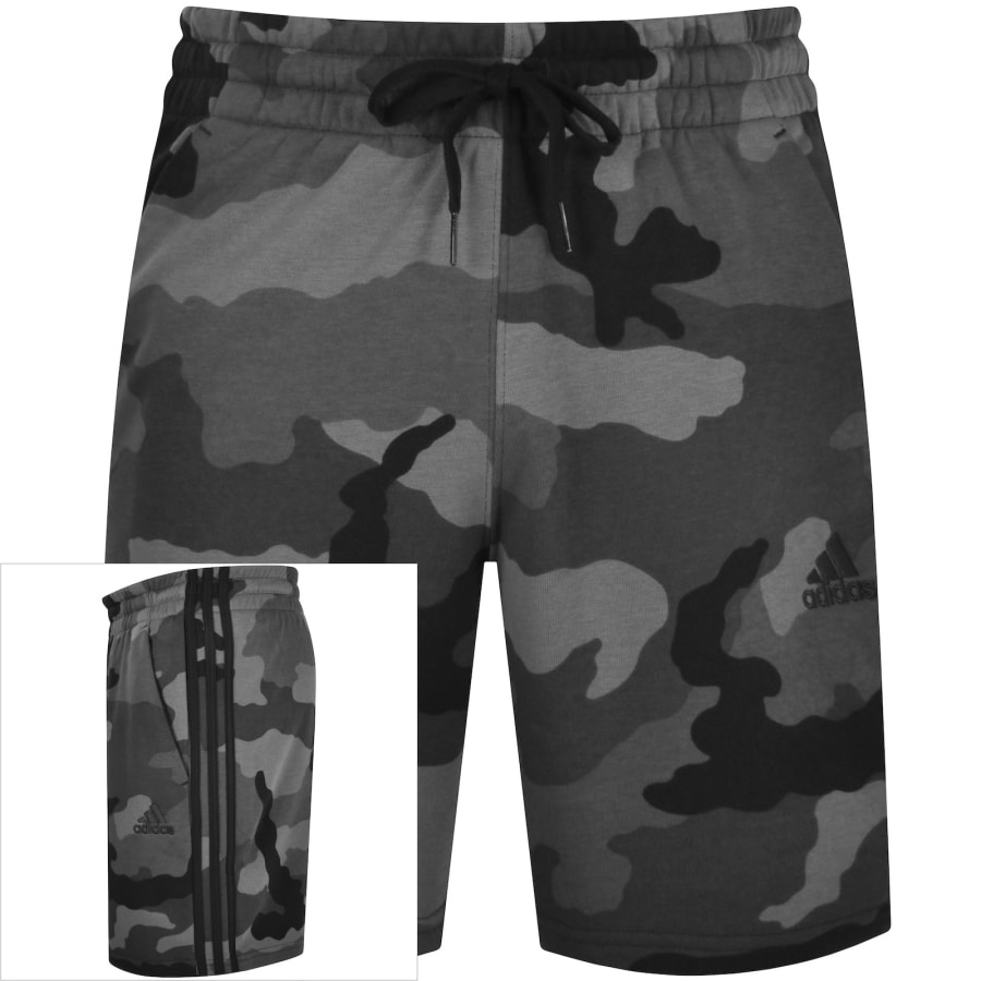 adidas Sportswear Camo Shorts Black Mainline Menswear Denmark
